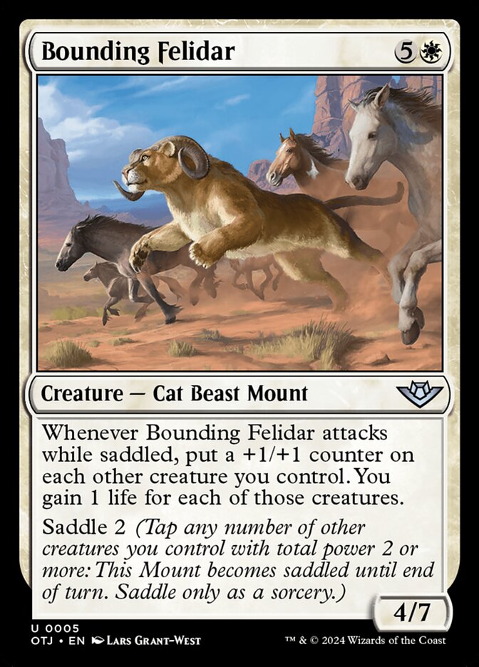 Bounding Felidar [Outlaws of Thunder Junction] (5)