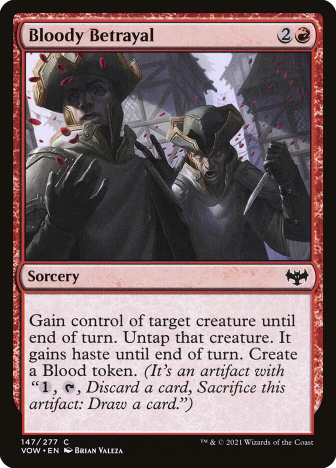 Bloody Betrayal [Innistrad: Crimson Vow] (147)