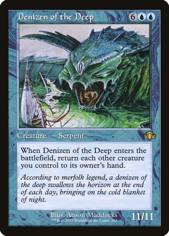 Denizen of the Deep [Dominaria Remastered] (282)