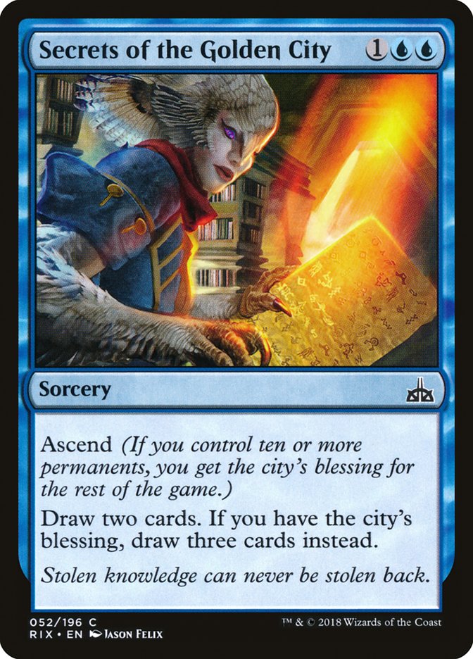 Secrets of the Golden City [Rivals of Ixalan] (52)