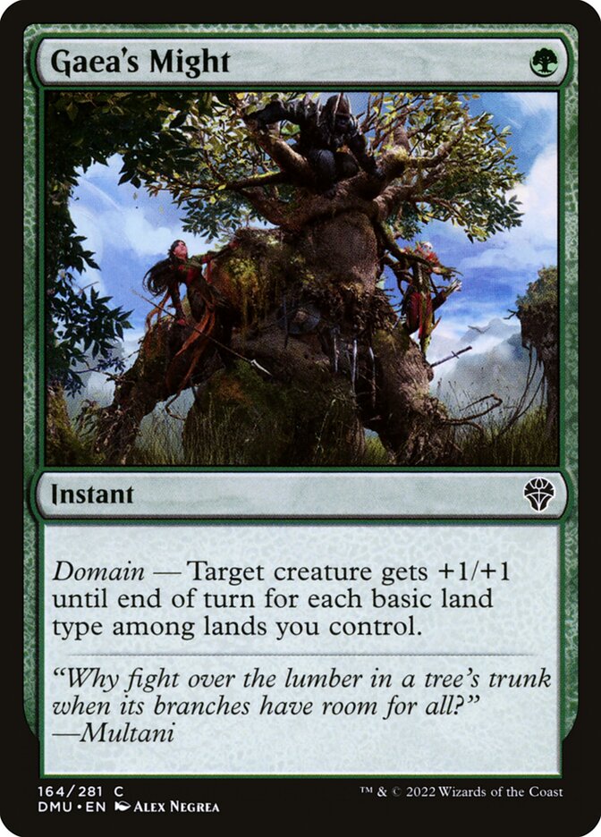 Gaea's Might [Dominaria United] (164)