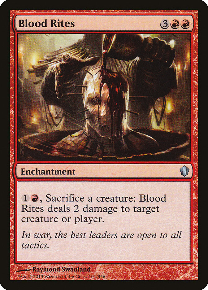 Blood Rites [Commander 2013] (101)