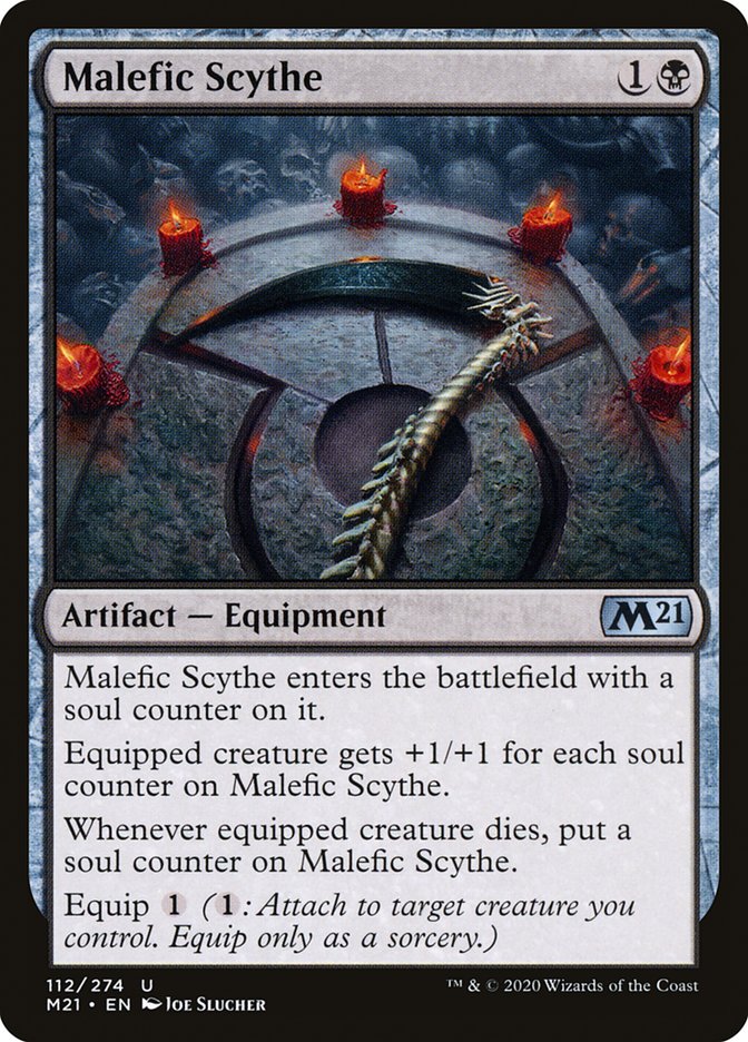 Malefic Scythe [Core Set 2021] (112)