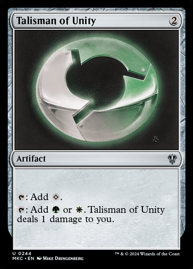 Talisman of Unity [Murders at Karlov Manor Commander] (244)