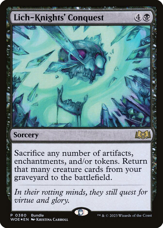Lich-Knights' Conquest [Wilds of Eldraine] (380)