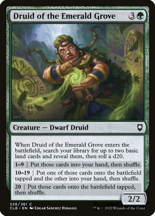 Druid of the Emerald Grove [Commander Legends: Battle for Baldur's Gate] (226)