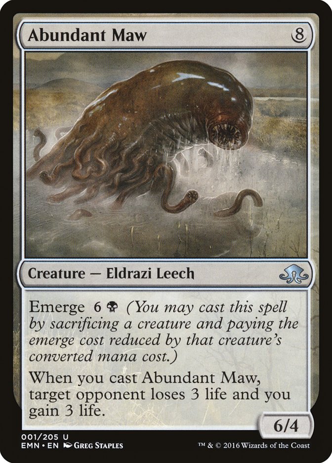 Abundant Maw [Eldritch Moon] (1)