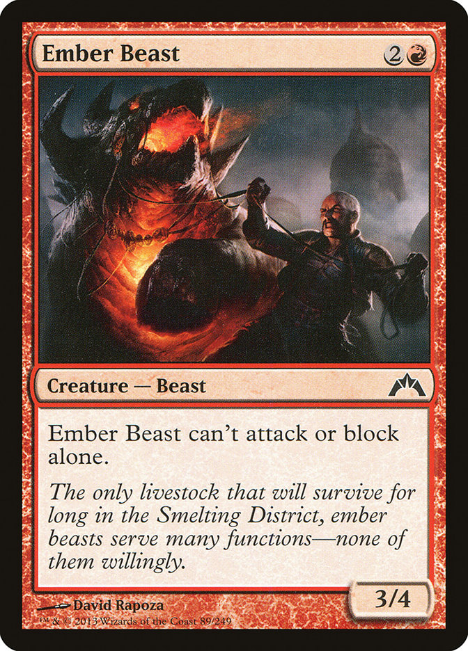 Ember Beast [Gatecrash] (89)