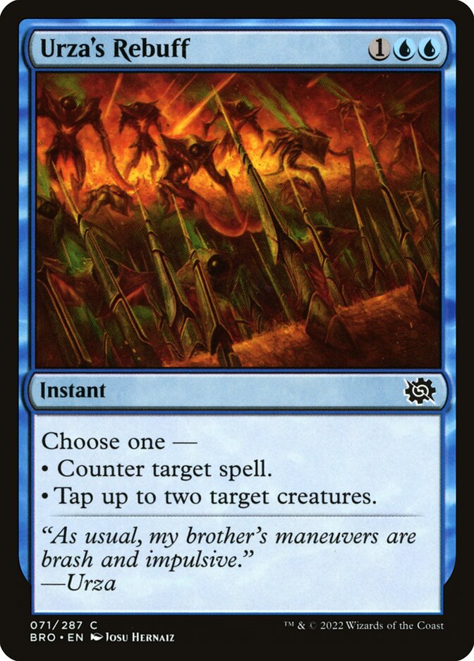 Urza's Rebuff [The Brothers' War] (71)