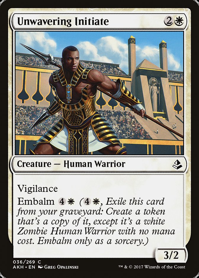 Unwavering Initiate [Amonkhet] (36)