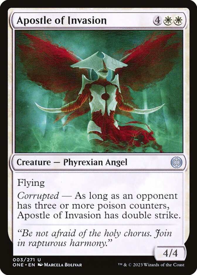 Apostle of Invasion [Phyrexia: All Will Be One] (3)