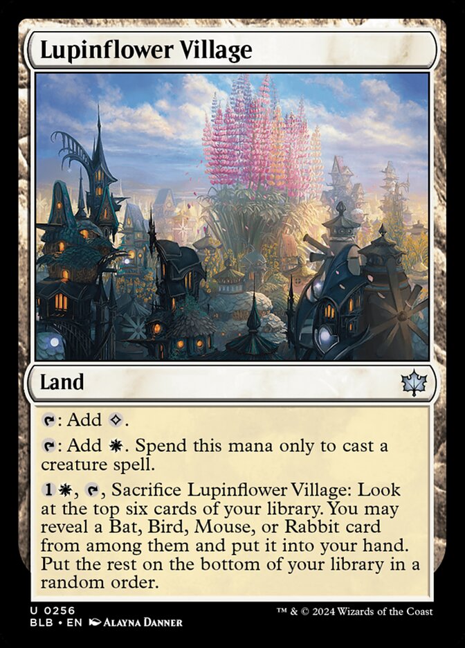 Lupinflower Village [Bloomburrow] (256)