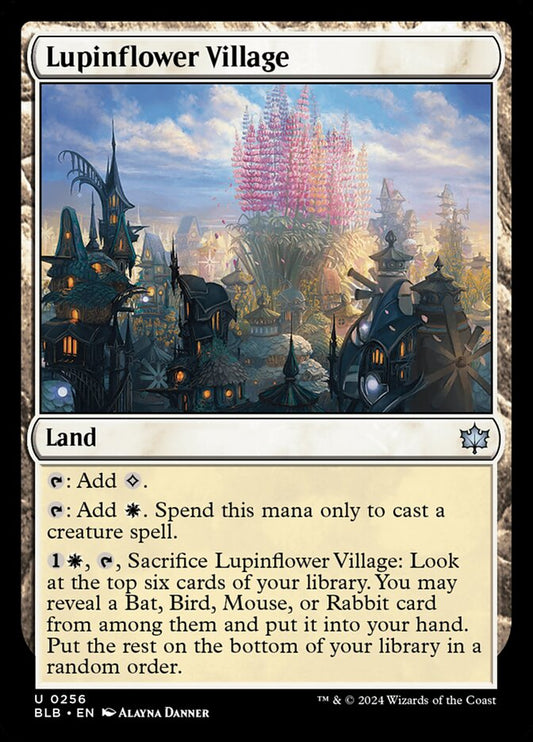 Lupinflower Village [Bloomburrow] (256)