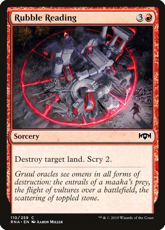 Rubble Reading [Ravnica Allegiance] (110)