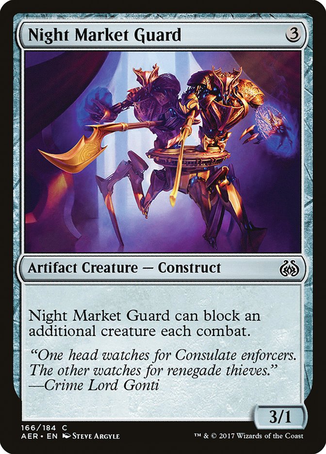 Night Market Guard [Aether Revolt] (166)