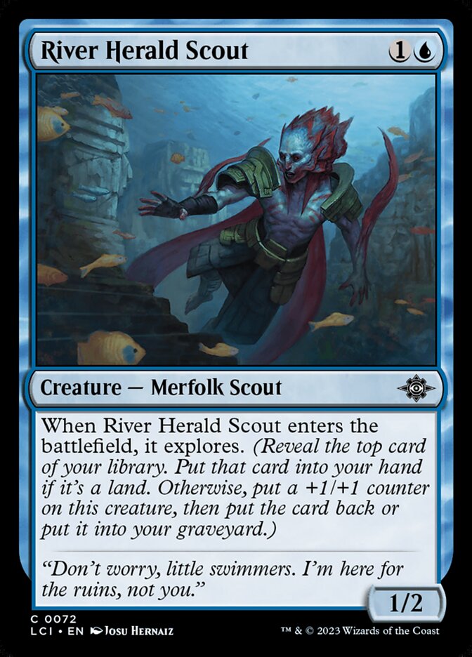 River Herald Scout [The Lost Caverns of Ixalan] (72)