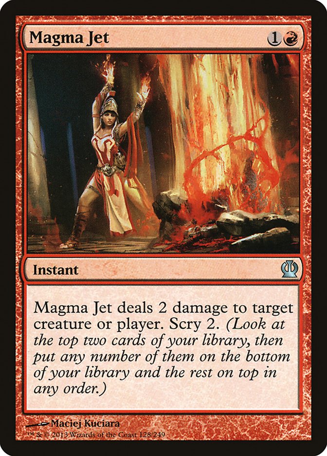 Magma Jet [Theros] (128)