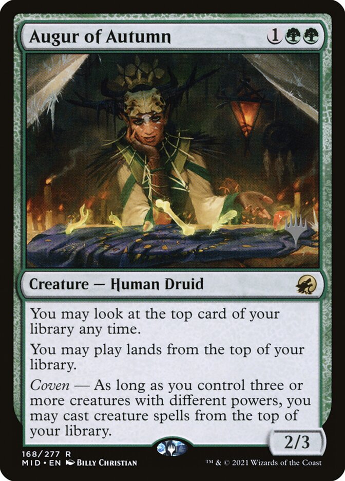 Augur of Autumn [Innistrad: Midnight Hunt Promos] (168p)