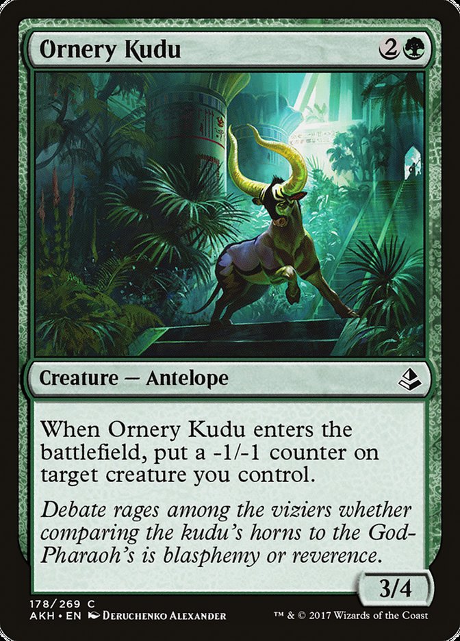 Ornery Kudu [Amonkhet] (178)