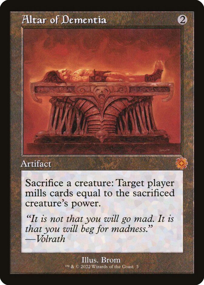 Altar of Dementia [The Brothers' War Retro Artifacts] (3)
