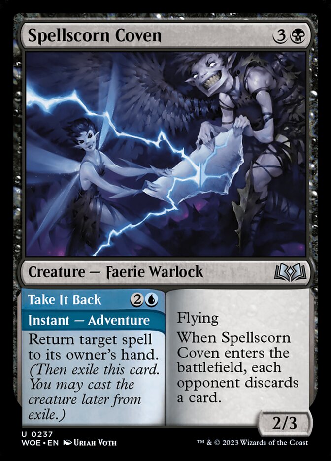 Spellscorn Coven // Take It Back [Wilds of Eldraine] (237)