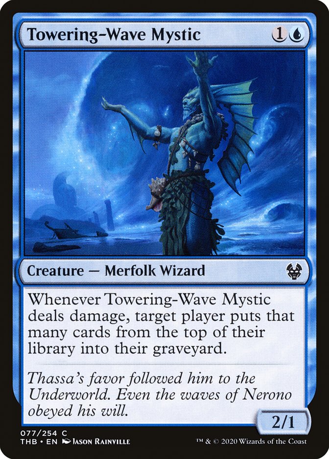 Towering-Wave Mystic [Theros Beyond Death] (77)