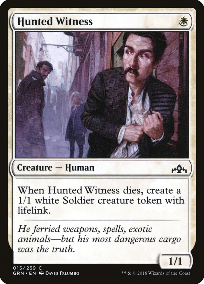 Hunted Witness [Guilds of Ravnica] (15)