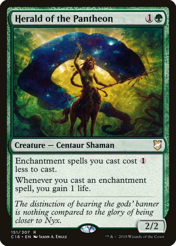 Herald of the Pantheon [Commander 2018] (151)