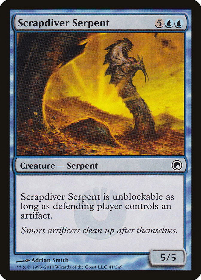 Scrapdiver Serpent [Scars of Mirrodin] (41)