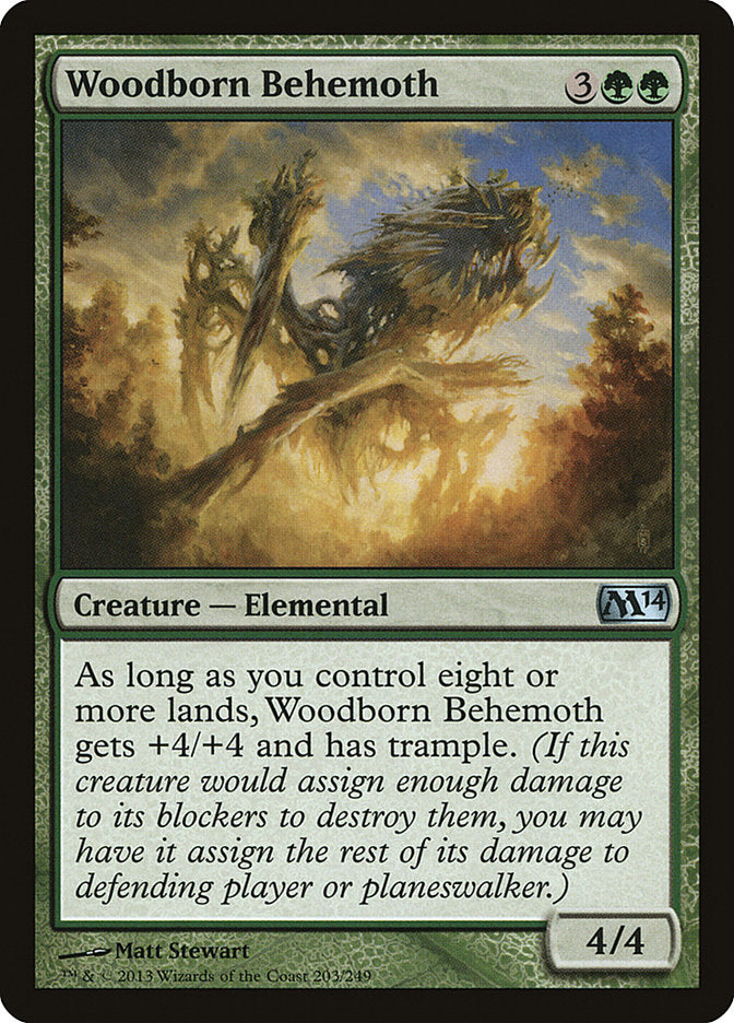 Woodborn Behemoth [Magic 2014] (203)