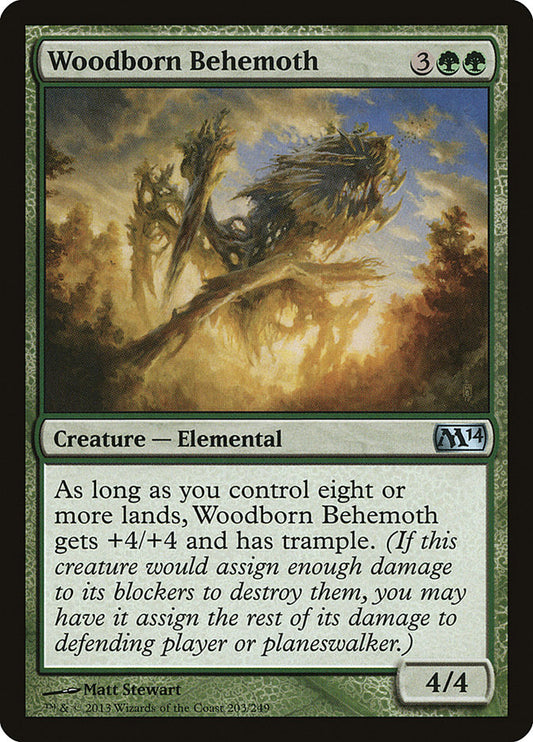 Woodborn Behemoth [Magic 2014] (203)