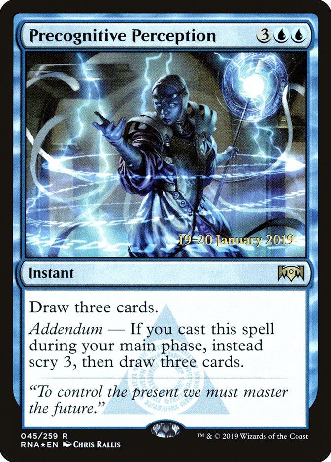 Precognitive Perception [Ravnica Allegiance Promos] (45s)