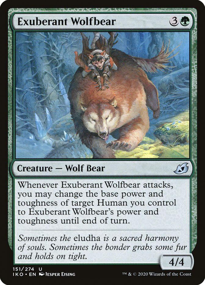 Exuberant Wolfbear [Ikoria: Lair of Behemoths] (151)
