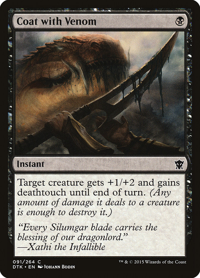 Coat with Venom [Dragons of Tarkir] (91)
