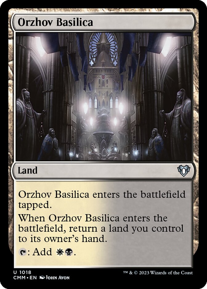 Orzhov Basilica [Commander Masters] (1018)