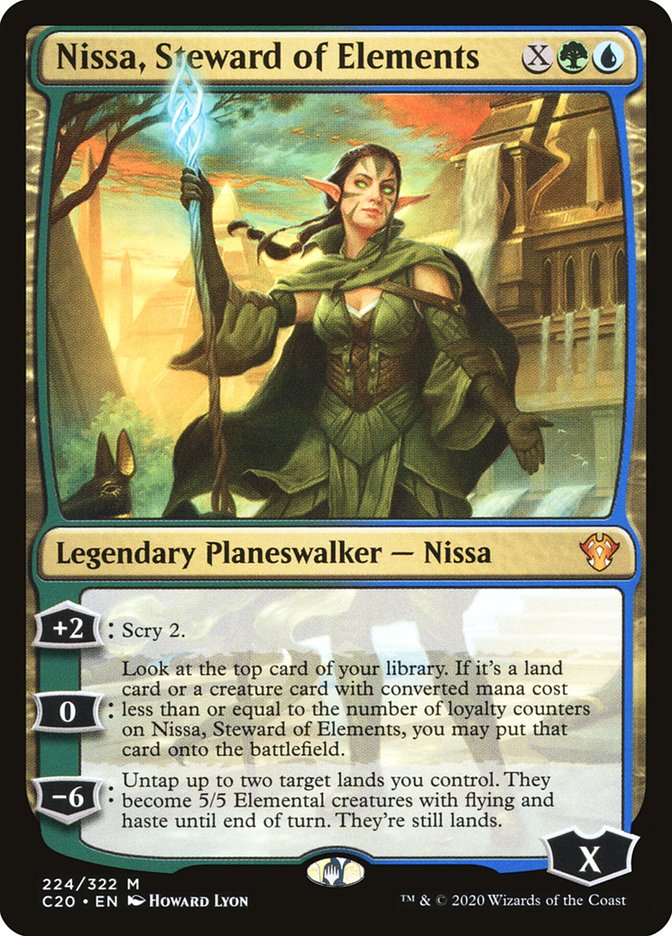 Nissa, Steward of Elements [Commander 2020] (224)