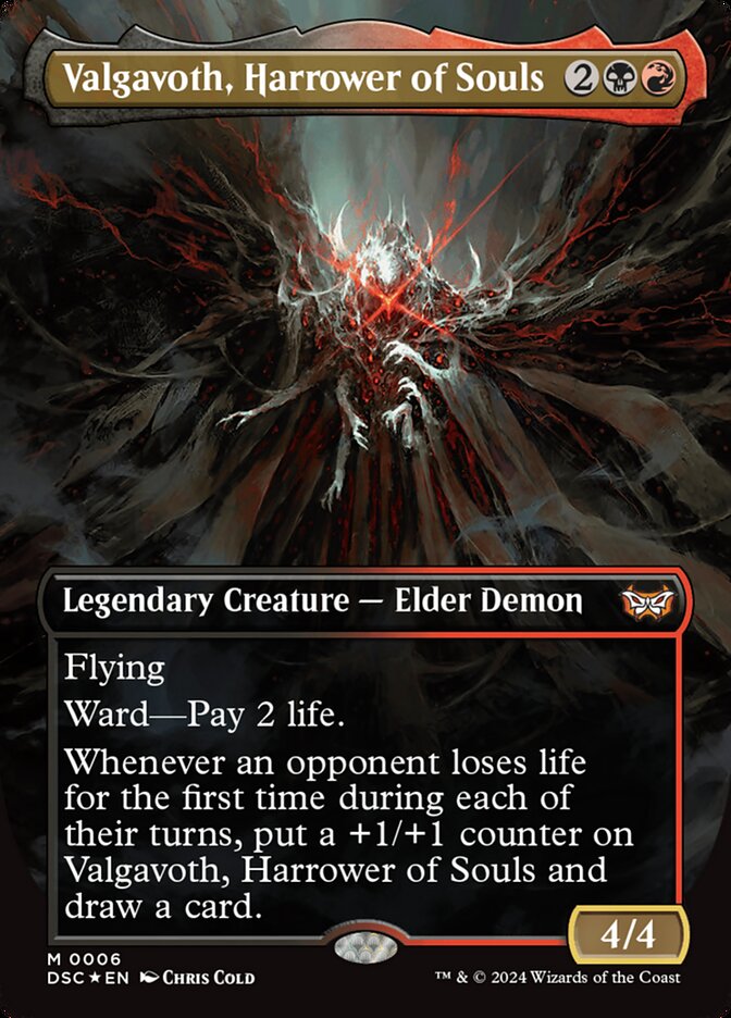 Valgavoth, Harrower of Souls [Duskmourn: House of Horror Commander] (6)