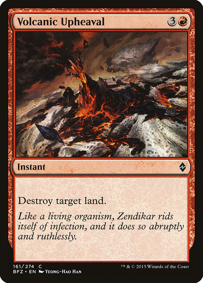 Volcanic Upheaval [Battle for Zendikar] (161)