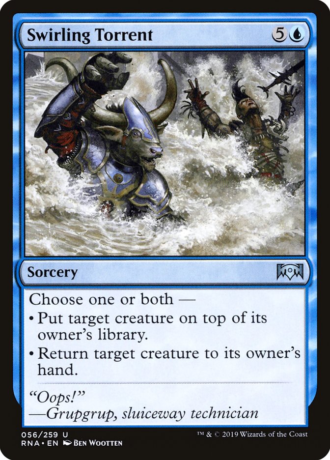 Swirling Torrent [Ravnica Allegiance] (56)