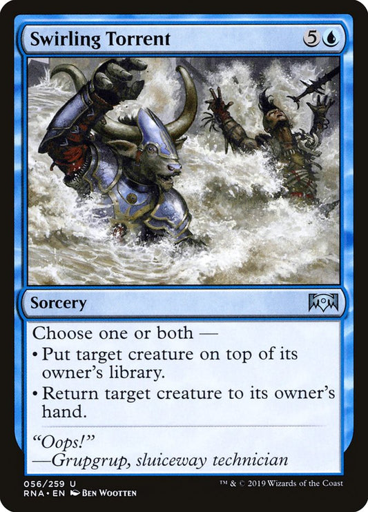Swirling Torrent [Ravnica Allegiance] (56)