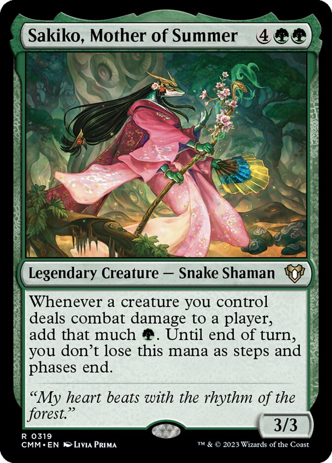 Sakiko, Mother of Summer [Commander Masters] (319)