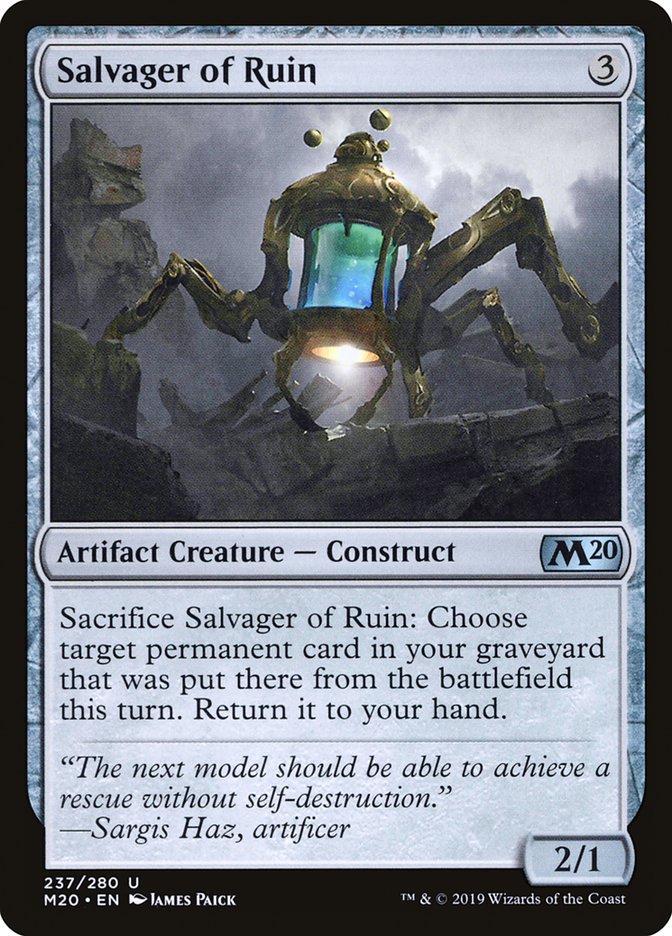 Salvager of Ruin [Core Set 2020] (237)