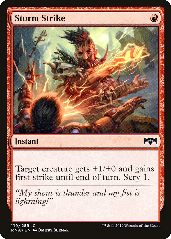 Storm Strike [Ravnica Allegiance] (119)