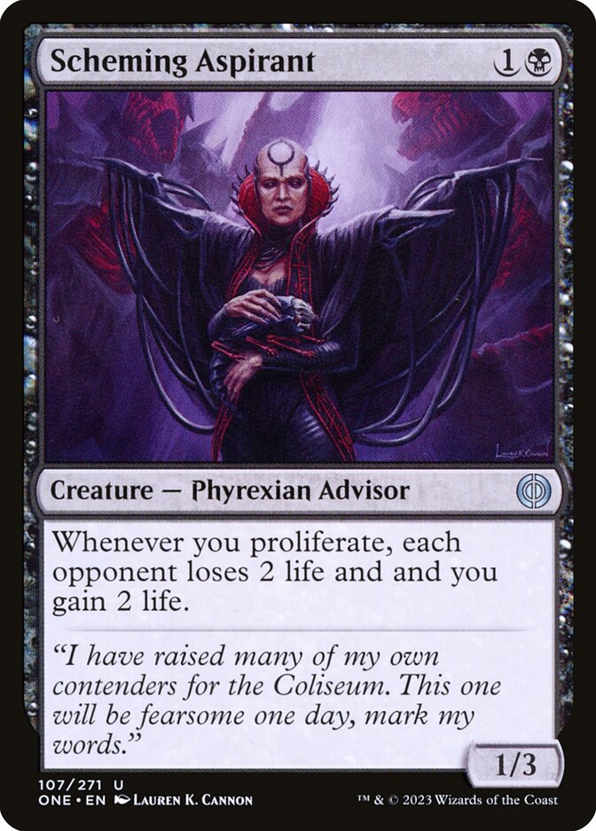 Scheming Aspirant [Phyrexia: All Will Be One] (107)