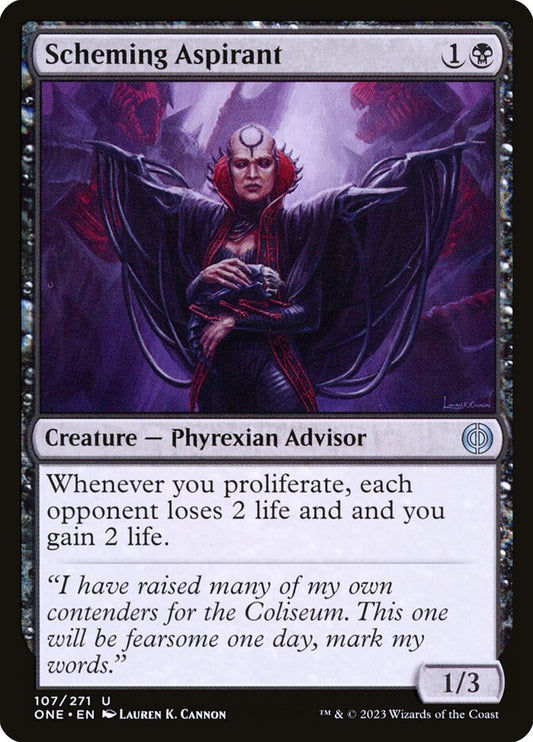 Scheming Aspirant [Phyrexia: All Will Be One] (107)
