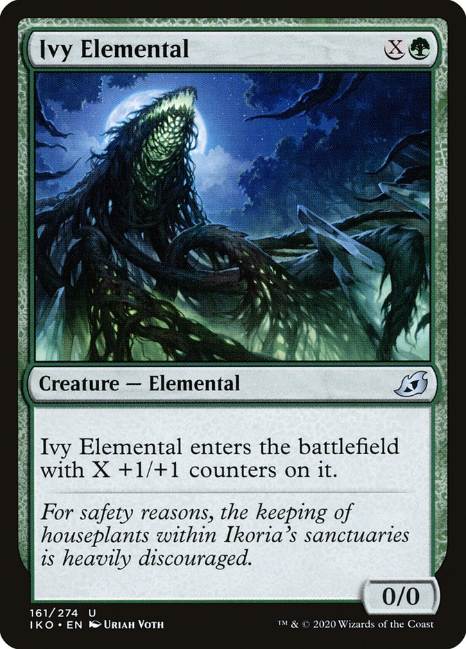 Ivy Elemental [Ikoria: Lair of Behemoths] (161)