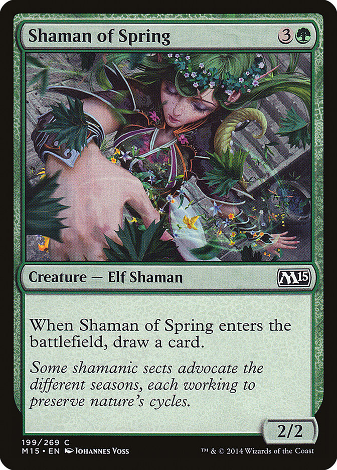 Shaman of Spring [Magic 2015] (199)