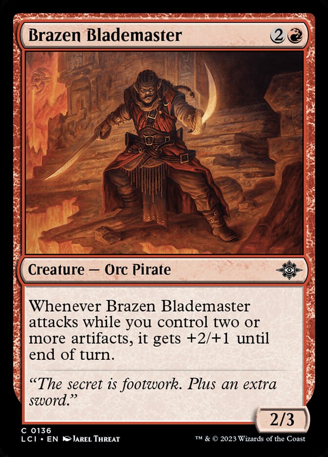 Brazen Blademaster [The Lost Caverns of Ixalan] (136)