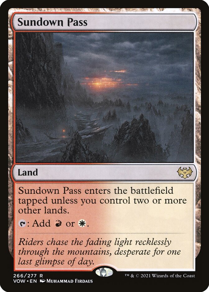 Sundown Pass [Innistrad: Crimson Vow] (266)