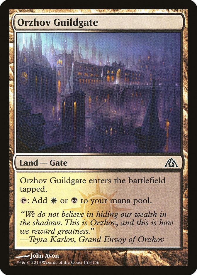 Orzhov Guildgate [Dragon's Maze] (153)